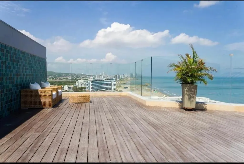 Apartment Penthouse En Zona Norte Cartagena Luxury Con 3 Habitaciones Y Excelente Wifi