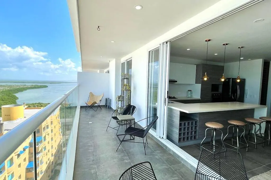 Penthouse En Zona Norte Cartagena Luxury Con 3 Habitaciones Y Excelente Wifi Colombia